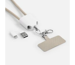 Кабель-ланьярд energyFlex Pro, серый