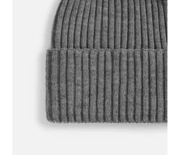 Шапка Yong, серый меланж (эбонит)