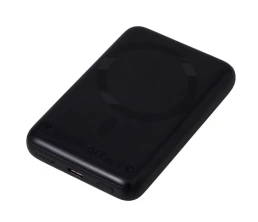 Магнитный внешний беспроводной аккумулятор «Polarix», QC/PD, 10000 мАч, черный