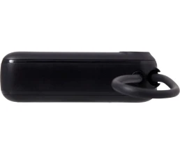 Внешний аккумулятор со встроенным кабелем «Liri», QC/PD, 10000 мАч, черный