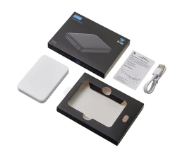 Внешний аккумулятор «Simp», 5000 мАч, белый