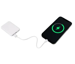 Внешний аккумулятор «Simp», 5000 мАч, белый