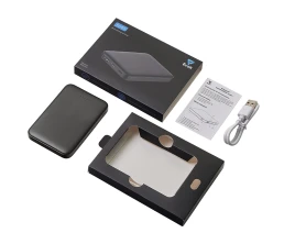 Внешний аккумулятор «Simp», 5000 мАч, черный