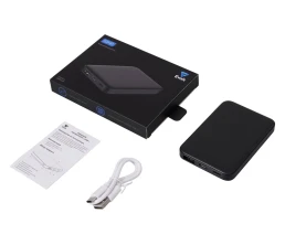 Внешний аккумулятор «Simp», 5000 мАч, черный