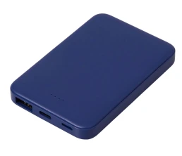 Внешний аккумулятор «Simp», 5000 мАч, темно-синий