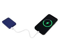 Внешний аккумулятор «Simp», 5000 мАч, темно-синий