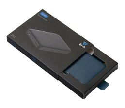 Внешний аккумулятор «Simp», 5000 мАч, темно-синий