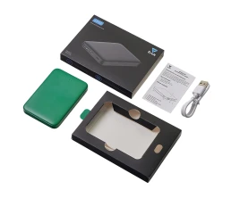 Внешний аккумулятор «Simp», 5000 мАч, зеленый