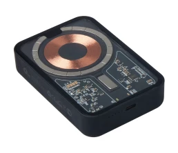 Беспроводной магнитный внешний аккумулятор с QC\PD «MagnifIQ», 10000 мАч, 15 Вт, черный