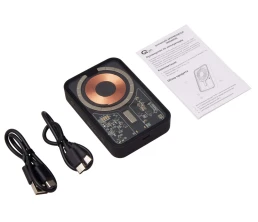 Беспроводной магнитный внешний аккумулятор с QC\PD «MagnifIQ», 10000 мАч, 15 Вт, черный