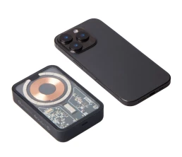 Беспроводной магнитный внешний аккумулятор с QC\PD «MagnifIQ», 10000 мАч, 15 Вт, черный