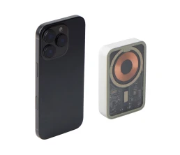 Беспроводной магнитный внешний аккумулятор с QC\PD «MagnifIQ», 10000 мАч, 15 Вт, белый