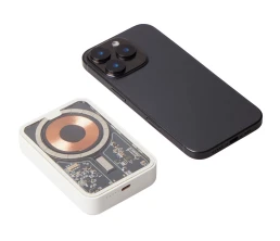 Беспроводной магнитный внешний аккумулятор с QC\PD «MagnifIQ», 10000 мАч, 15 Вт, белый