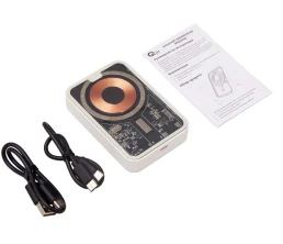 Беспроводной магнитный внешний аккумулятор с QC\PD «MagnifIQ», 10000 мАч, 15 Вт, белый