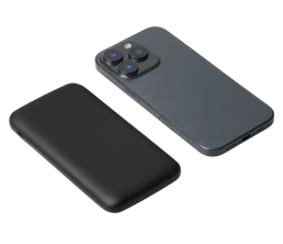 Набор из внешнего акуумулятора и универсального кабеля с подсветкой лого «Reserve LED», 10000mAh, черный