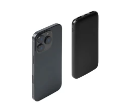 Набор из внешнего акуумулятора и универсального кабеля с подсветкой лого «Reserve LED», 10000mAh, черный