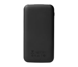 Набор из внешнего акуумулятора и универсального кабеля с подсветкой лого «Reserve LED», 10000mAh, черный