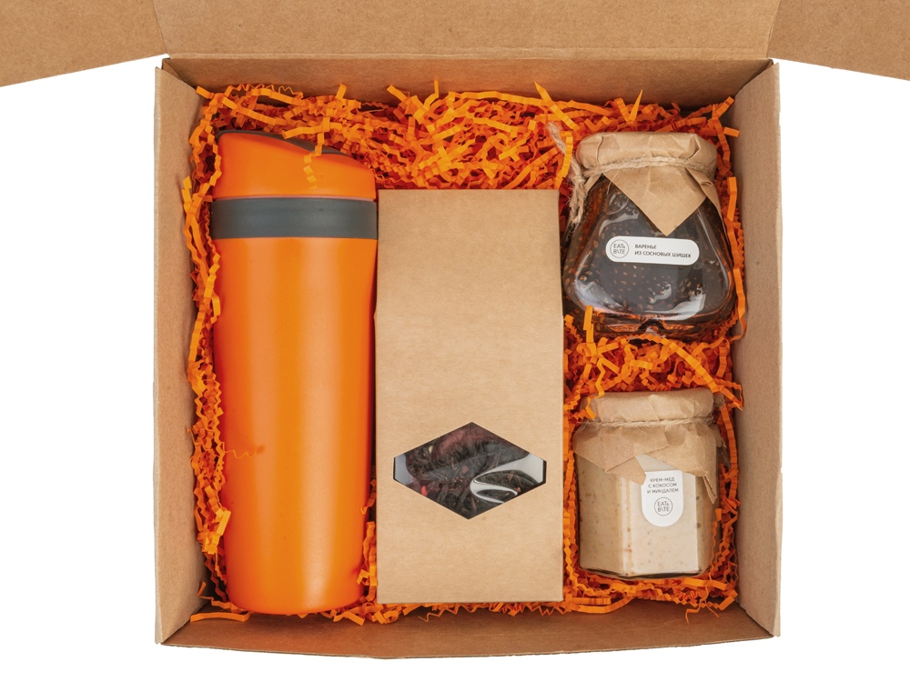 Подарочный набор Tea Cup Superior Honey 2.0, оранжевый Подарочный набор Tea Cup Superior Honey 2.0, оранжевый