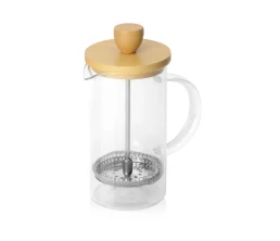 Подарочный набор для кухни с френчпрессом, стаканом и чаем Подарочный набор для кухни с френчпрессом, стаканом и чаем