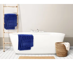 Полотенце Velin, большое, синее