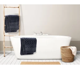 Полотенце Velin, большое, темно-серое