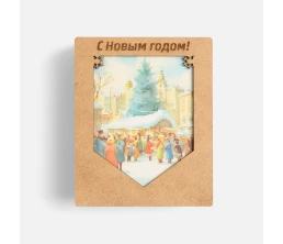 Деревянные флажки «Праздничные мотивы»