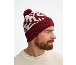 Шапка Wintertude, красная с белым