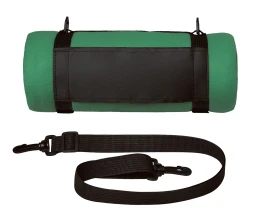 Плед «Нежность» с плечевым ремнем, зеленый