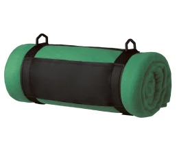 Плед «Нежность» с плечевым ремнем, зеленый