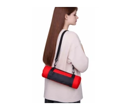 Плед «Нежность» с плечевым ремнем, красный