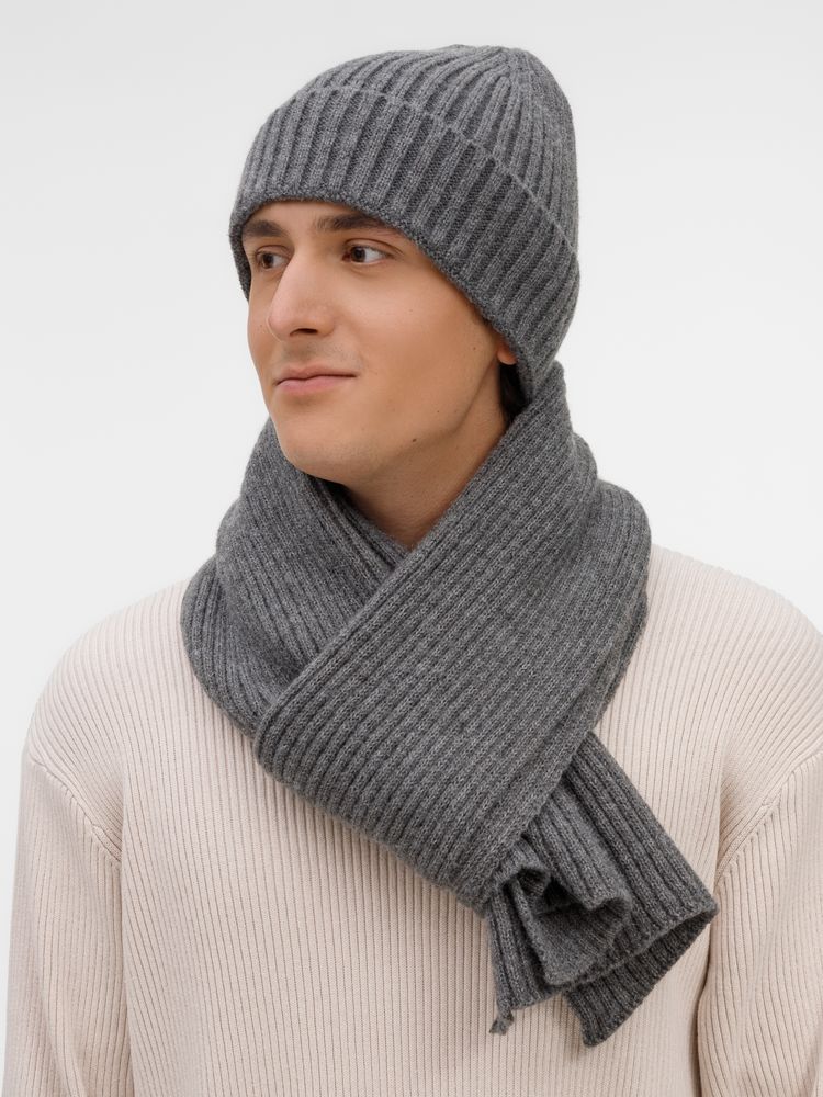 Шапка Laconi, темно-серый меланж Шапка Laconi, темно-серый меланж