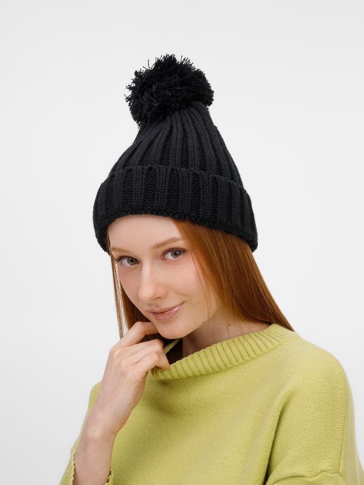 Шапка HappyGo, черная Шапка HappyGo, черная