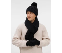 Шапка HappyGo, черная Шапка HappyGo, черная