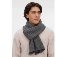 Шарф Laconi, темно-серый меланж