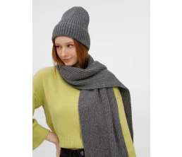 Шарф Laconi, темно-серый меланж