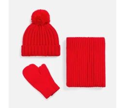 Шарф HappyGo, красный