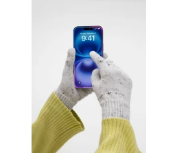 Перчатки сенсорные Spotti Senso, светло-серые