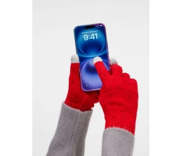 Перчатки сенсорные Spotti Senso, красные