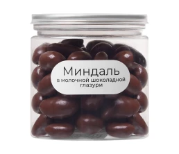 Миндаль в молочной шоколадной глазури «Glazura», 140 гр