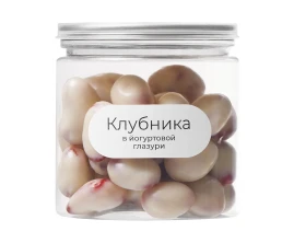 Клубника в йогуртовой глазури «Glazura», 140 гр