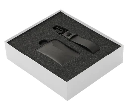 Подарочный набор Long River: картхолдер, ремешок для ключей (без лого Long River), белая коробка