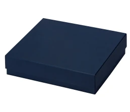 Подарочный набор Long River: картхолдер, ремешок для ключей (без лого Long River), синяя коробка