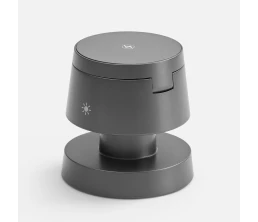 Станция беспроводной зарядки с подсветкой Lume, серая