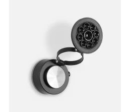 Вакуумная магнитная подставка airFix, черная с серым