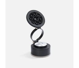 Вакуумная магнитная подставка airFix, черная с серым