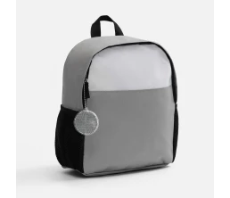 Пешеходный светоотражатель с цепочкой «Круг», белый