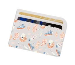 Картхолдер для 3-х карт с возможностью полноцветной  УФ-печати, софт-тач