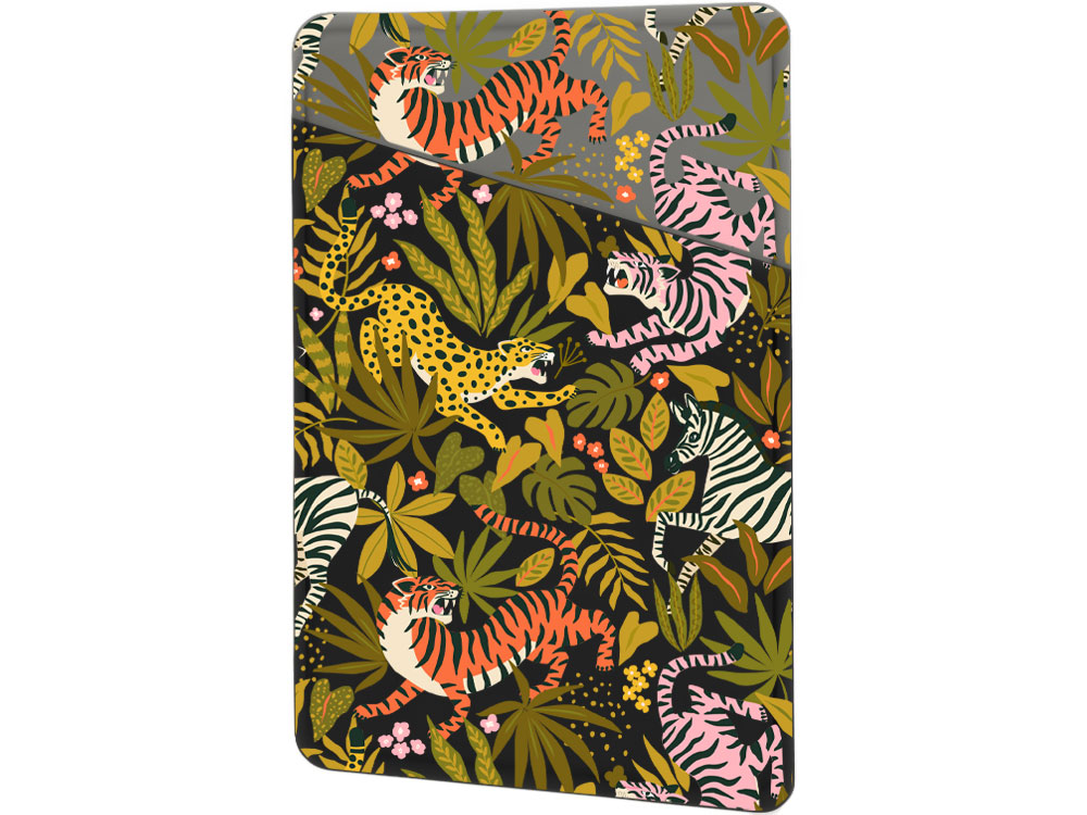 Картхолдер на 3 карты типа бейджа с возможностью полноцветной УФ-печати, софт-тач Картхолдер на 3 карты типа бейджа с возможностью полноцветной УФ-печати, софт-тач