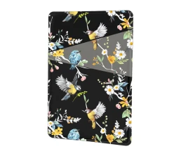 Картхолдер на 3 карты типа бейджа с возможностью полноцветной УФ-печати, софт-тач Картхолдер на 3 карты типа бейджа с возможностью полноцветной УФ-печати, софт-тач