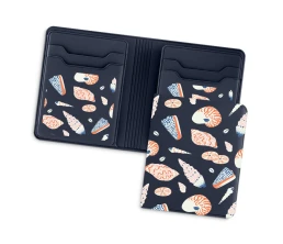 Картхолдер с отделением для наличных денег с возможностью полноцветной УФ-печати, софт-тач Картхолдер с отделением для наличных денег с возможностью полноцветной УФ-печати, софт-тач